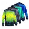 Mens Long Sleeve Fishing Shirt UPF 50 UV Protection Quick Dry Breathable Outdoor Sport Tee