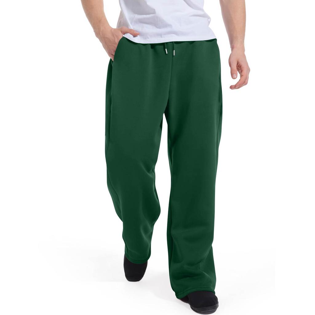 Herr Lös Casual Sweatpants Elastisk Midja Dragsko Sportbyxor