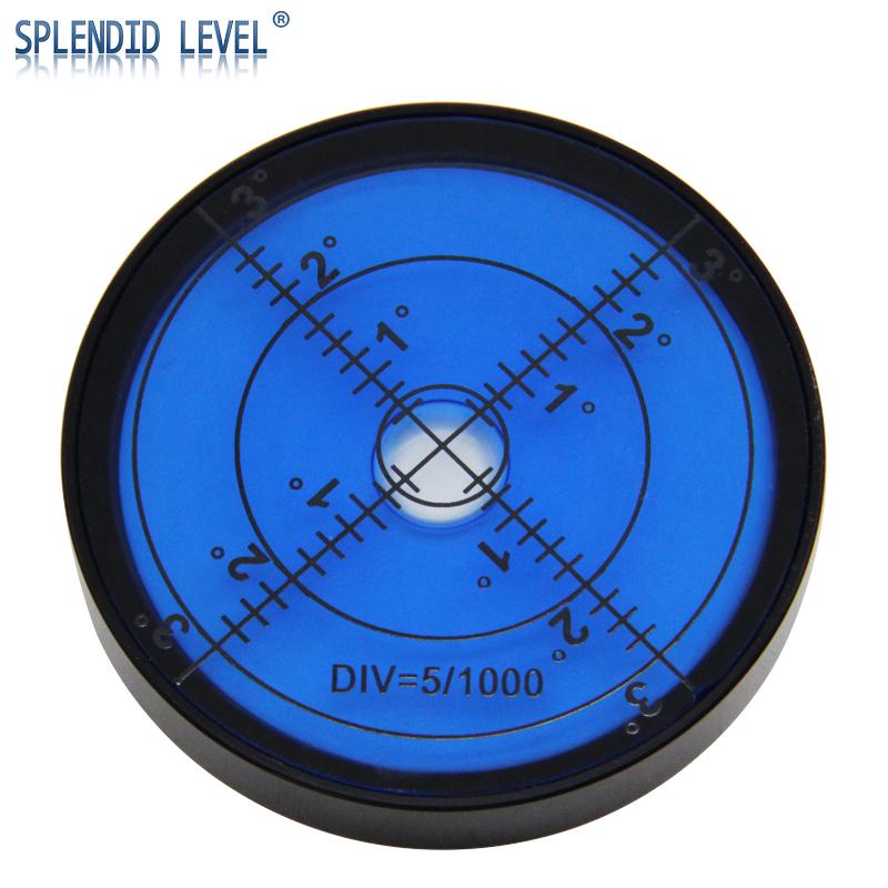 Level 6010 High Precision Magnetic Round Spirit Bubble - 15 Arcseconds Portable Horizontal Level