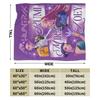 HUNTRIX KPOP Dämonenjäger Anime Flanelldecke Fantastische Überwurfdecke für Zuhause 200x150cm Teppichstück
