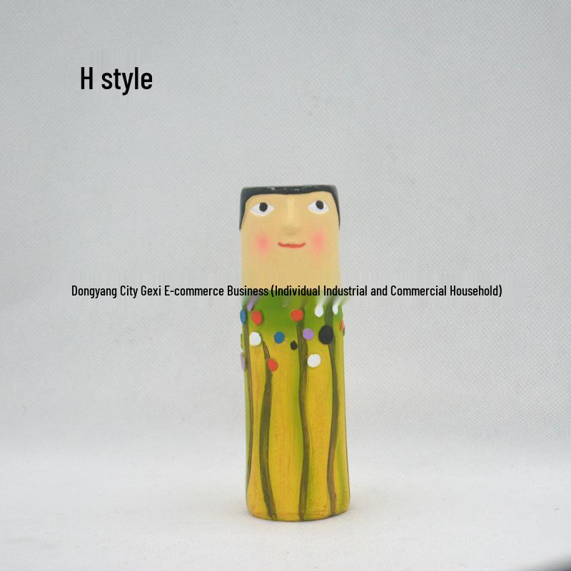 Bohemian Style Handmade Resin Vase for Dried Flowers