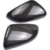 Hacreyatu Rearview Mirror Cover Left Right Side Mirror Covers Caps Compatible with VW Golf 6 GTI MK6 2009-2014 Door Wing Mirrors case tools Trim