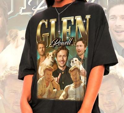 Unisex Glen Powell Shirt - Celebrtiy Tee,Tyler Owens Tshirt,American Actor Shirt