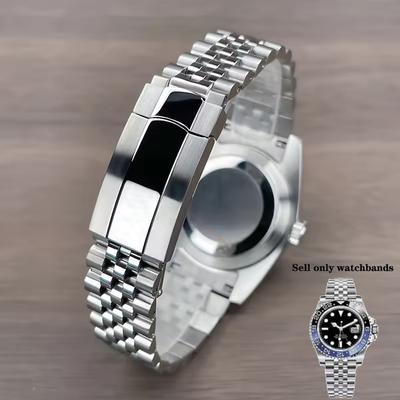 904-es rozsdamentes acél óraszíj Luxus óraszíj 20mm 21mm Rolex Oyster Perpetual Datejust DAYTONA SUBMARINER Órákhoz Szíjak