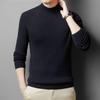 Men's FENGXUN 100% Pure Wool Thick Mock Neck Sweater