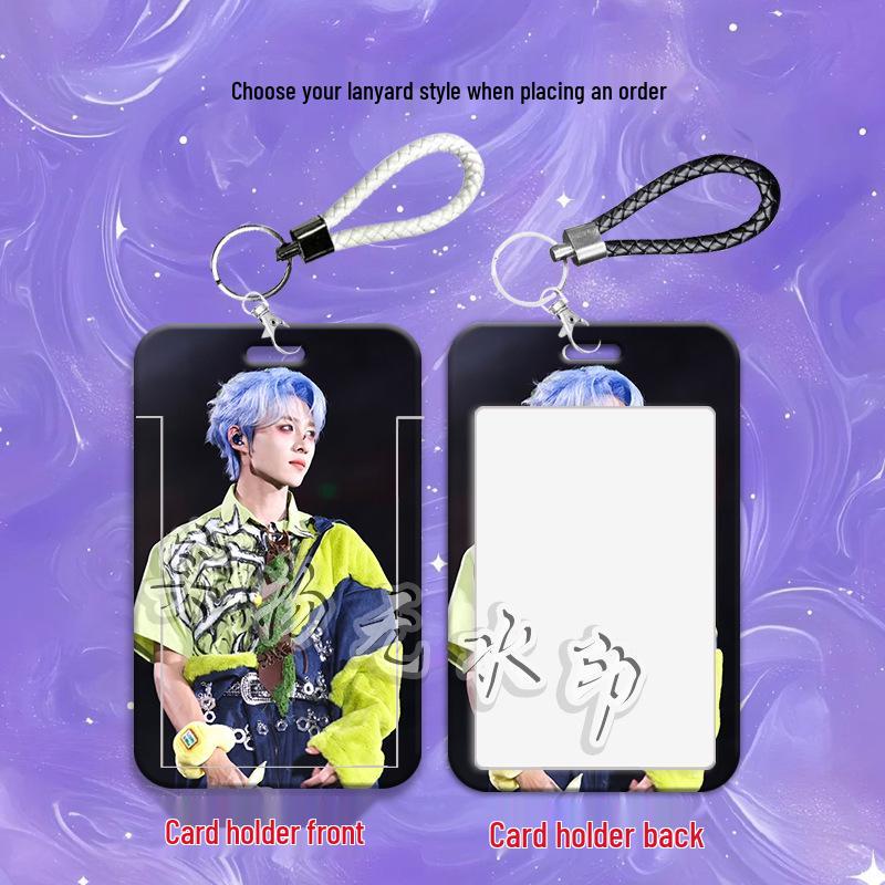 Zhuo Yuan Schiebe-Kartenhalter: Schützt Campus-, Essens-, Zugangs- und Buskarten mit Schlüsselband