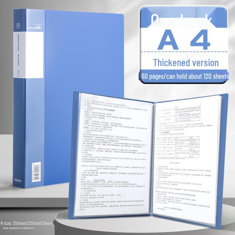 Průhledná složka na dokumenty A4 pro studenty – Ideální na testové papíry, prenatální vyšetřovací záznamy, noty a další.