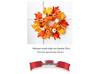 2026 Autumn Halloween Berry Pumpkin Wreath, Home & Door Decoration Vine Ring for Thanksgiving