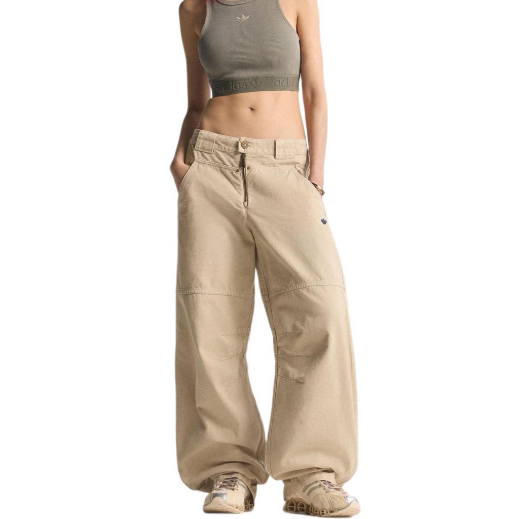 adidas Originals Loose Fit Casual Pants With Zipper Women Bottoms KC8892