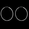 925 Silver Large Circle Hoop Earrings For Women's Wedding Fine Fashion Jewelry Accessories