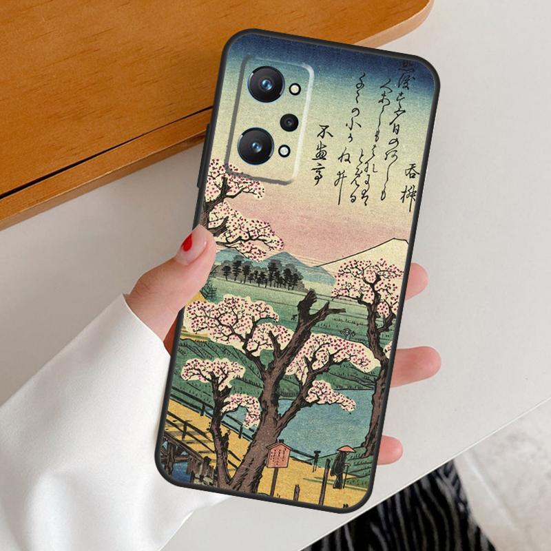 Japanese Style Art Japan For Realme 15 10 11 12 13 14 Pro Plus GT6 GT7 Pro C67 C63 C61 C55 C51 C53 C35 C65 C75 Case
