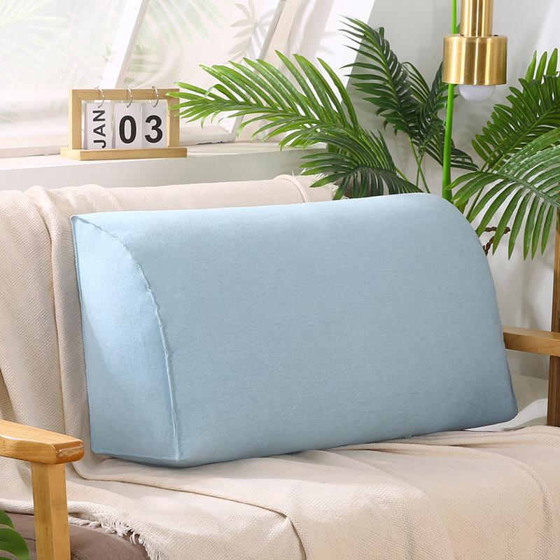 Bed Triangular Cushion Chair Bedside Living Room Single Double Trio Combination Office Chair Reading Pillow Household Decor
