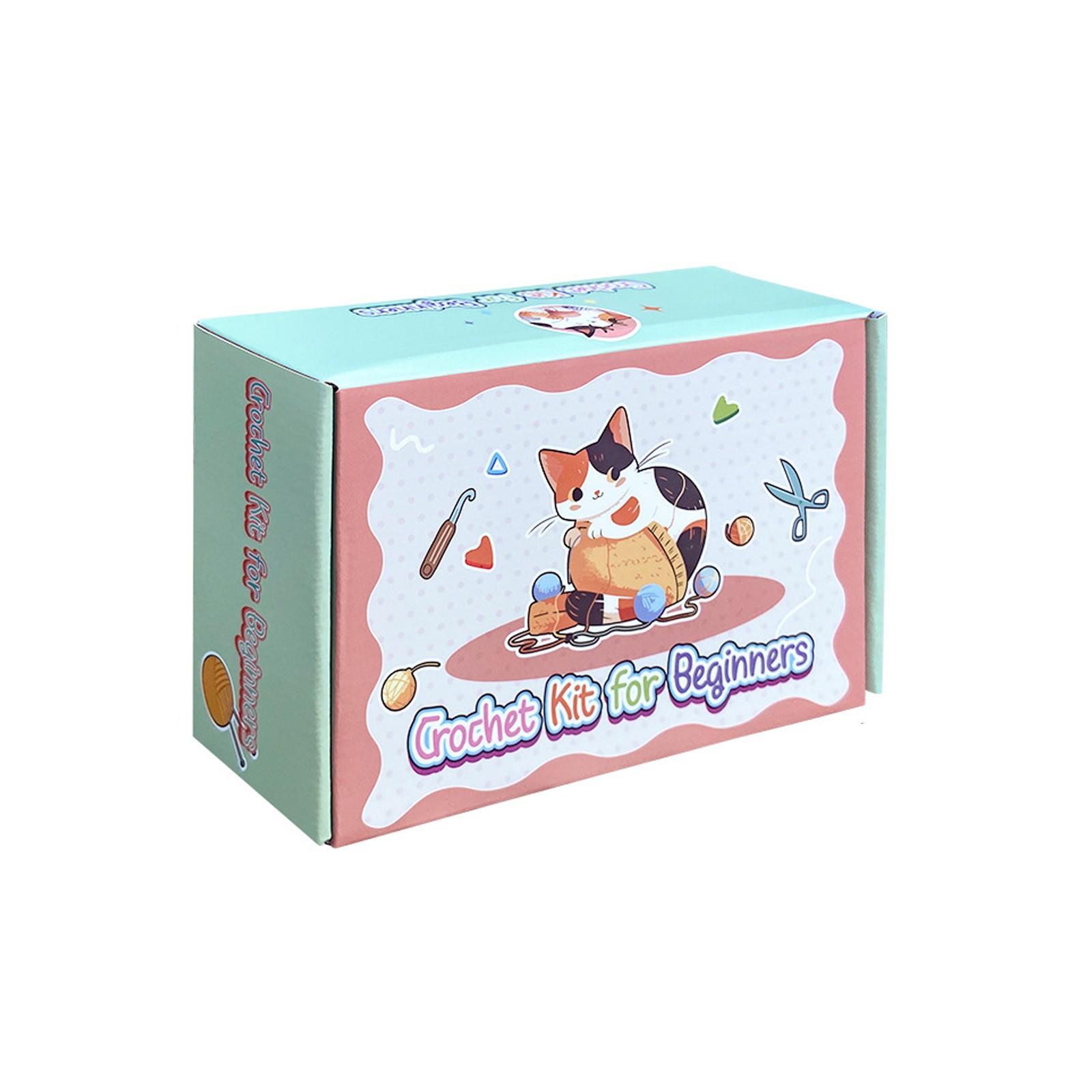 

Милые куклы крючком, плюшевые аксессуары и подвески, набор для самостоятельного вязания из шерсти с иллюстрированными шагами One Size