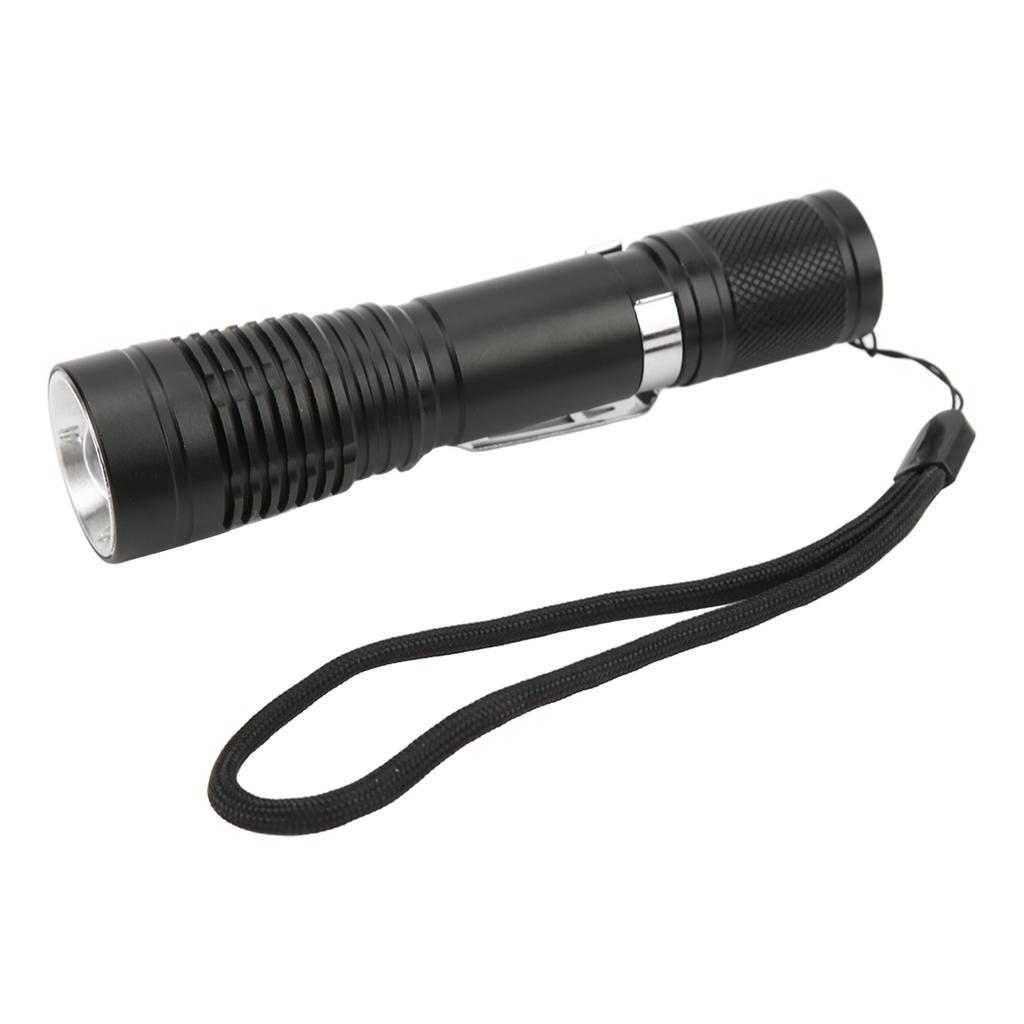 LED Mini Flashlight Portable Aluminium Alloy IPX8 Waterproof Strong Light Diving Flashlight for