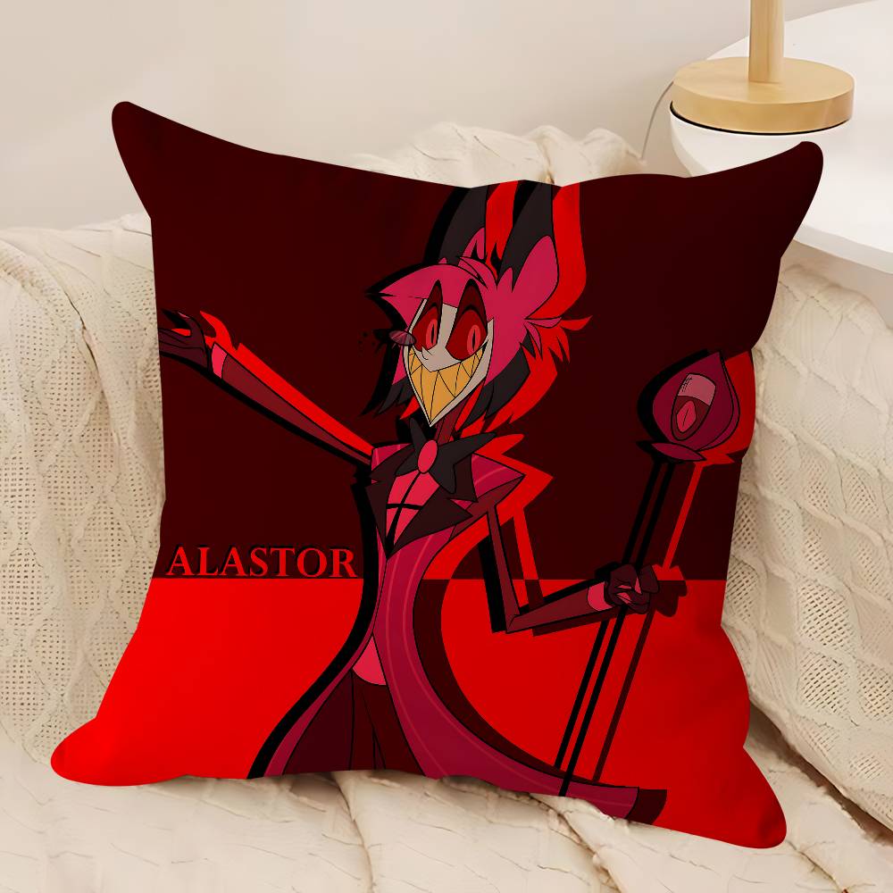H-Hazbin A-Alastor Poszewka Zdejmowana Zmywalna Poszewka na Poduszkę – Miękka Pościel na Wszystkie Pory Roku