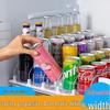 Beverage Display Shelf: Automatic Push Rack for Canned Goods & Soda Storage