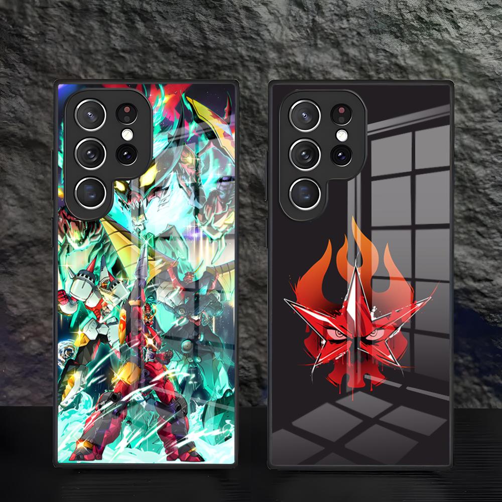 Anime G-Gurren Lagann Handyhülle Für Samsung S26 S25 Edge Ultra 24 23 22 21 Ultra Plus Fe A55 56 15 4G 5GGlasabdeckung