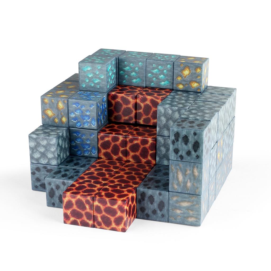 Pixel World Magnetic Building Block Assembly Toy Decompression Children'S Educational Toys 25Mm Size
