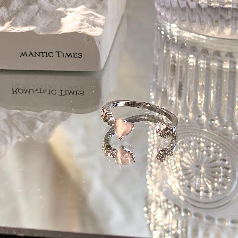 Bague ouverte polyvalente style coréen: Tempérament Élégant, Design de Personnalité Simple pour Femmes et Couples