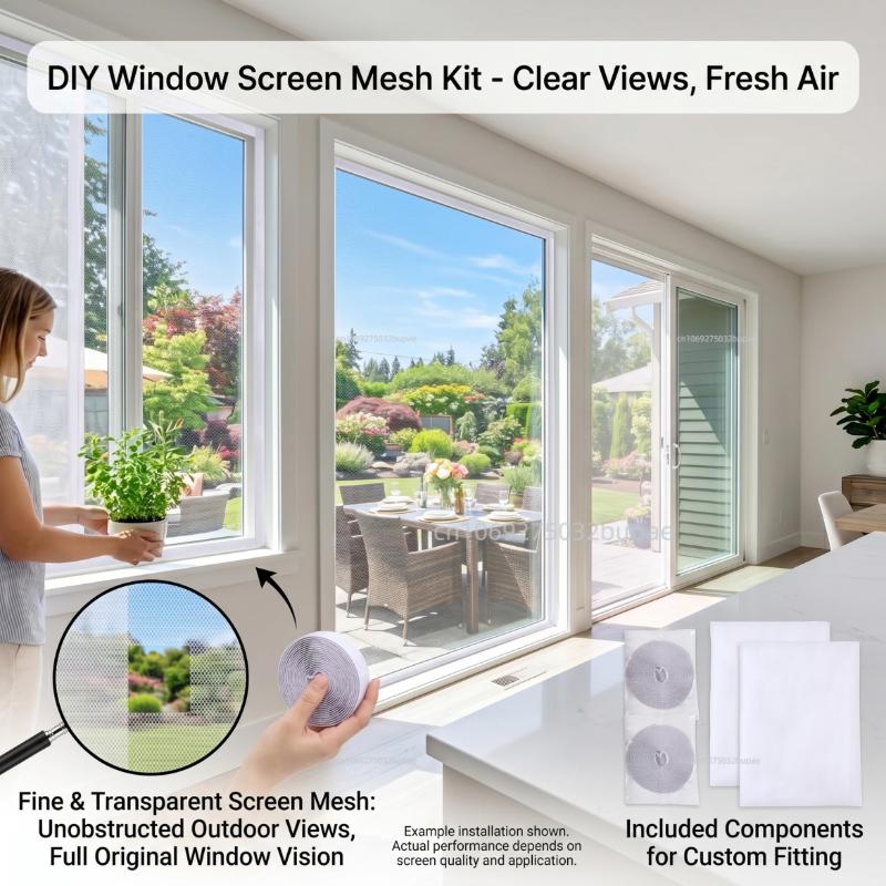 Anti Mosquito Net Indoor Insect Fly Mosquito Mesh Screen Curtain Home Protector Window Net High Quality Durable House Supplies