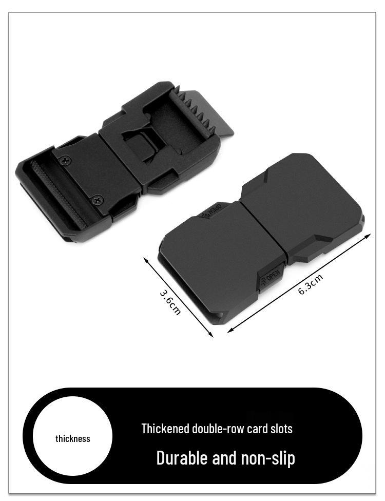 New Men's Breathable Elastic Woven Belt with Alloy Buckle