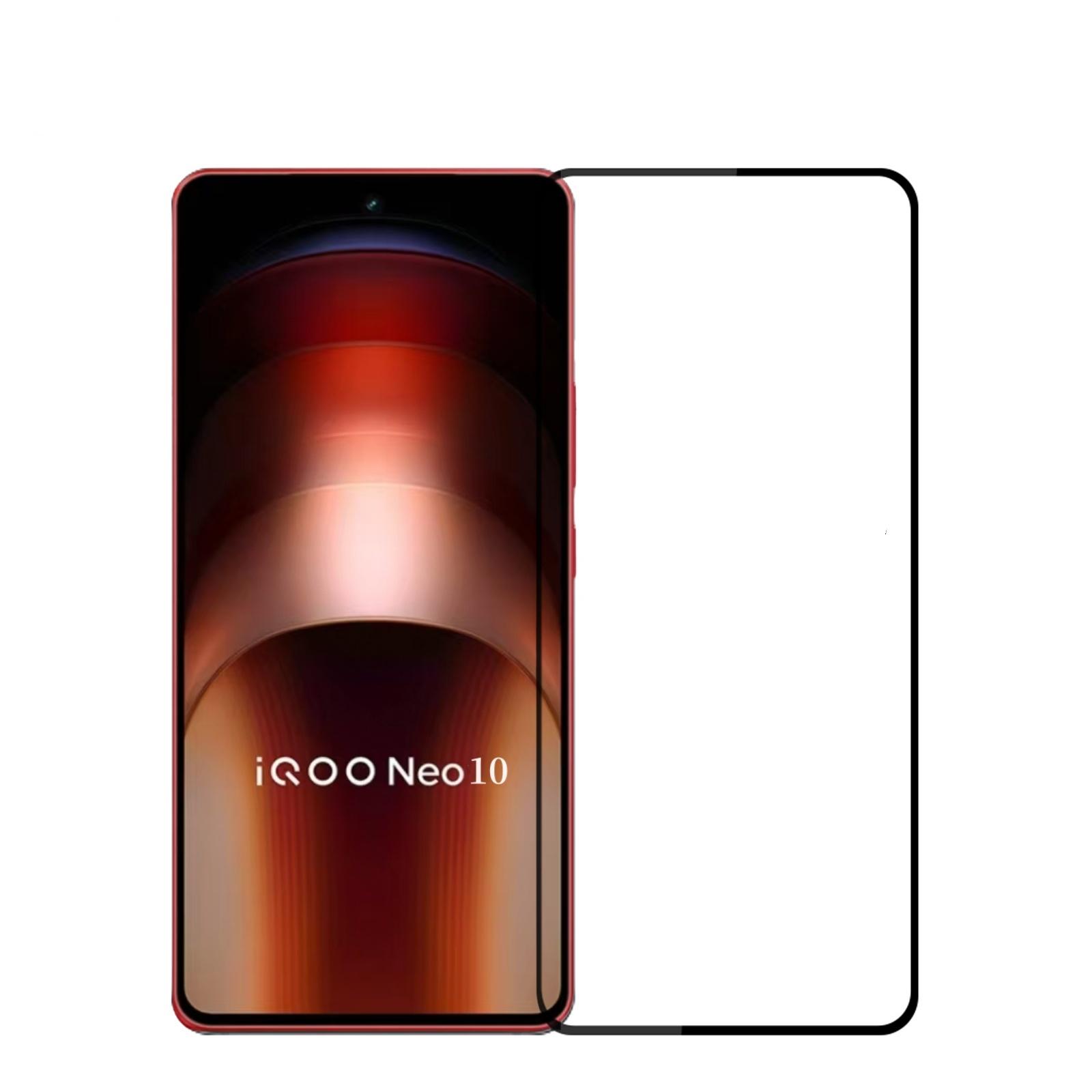 

For vivo iQOO Neo9 Pro 5G Tempered Glass Film PINWUYO JK Series-2 9H Full Screen Protector Black
