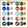 Vnox Stainless Steel Zircon Earrings for Men, 8mm Wide Multi-faceted Screw Back Stud, Hypoallergenic Spiral Barbell Earrings New