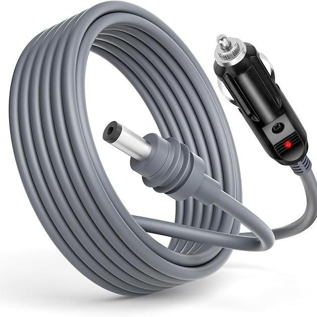Waterproof 5m Car Charger Cable with Cigarette Lighter Adapter - Popular Model
