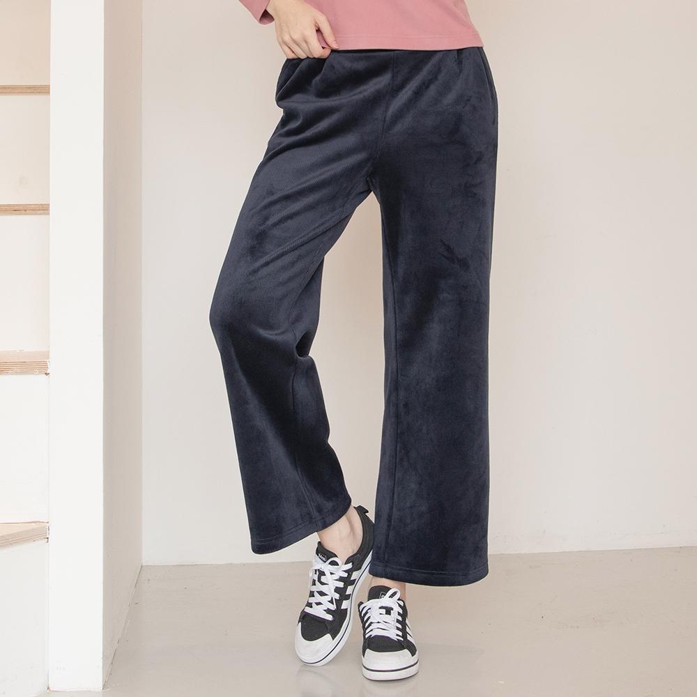 DURAN Wide Double-Tuck Corduroy Fleece-Lined Pants Dbf3W-9145 3 Colors