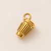 18K Gold Retention Stainless Steel Mushroom Pendant for DIY Accessories