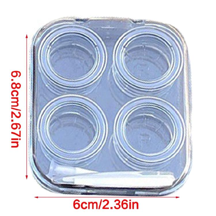 Convenient Contact Lenses Storage Box With Tweezers And Suction Wearing Tool Great For Travel And Office Student Use