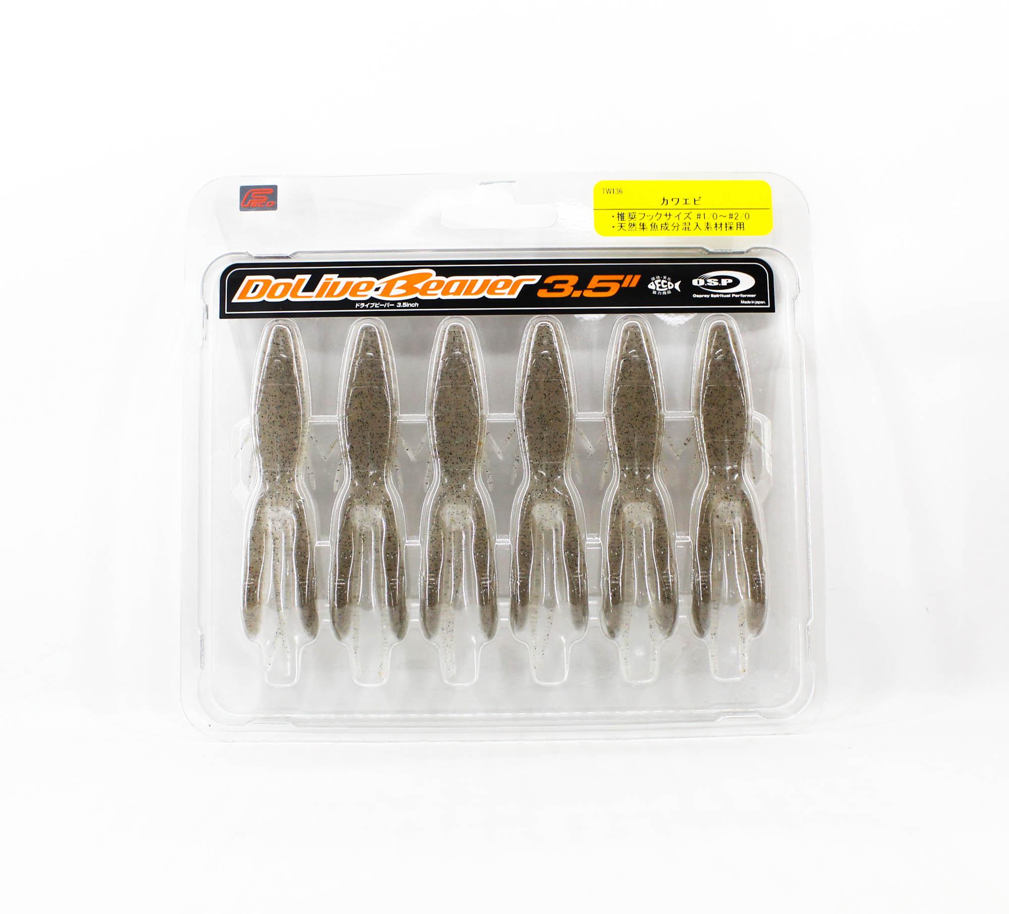 

М яка приманка OSP Dolive Beaver 3,5 дюйма TW-136 (9733)