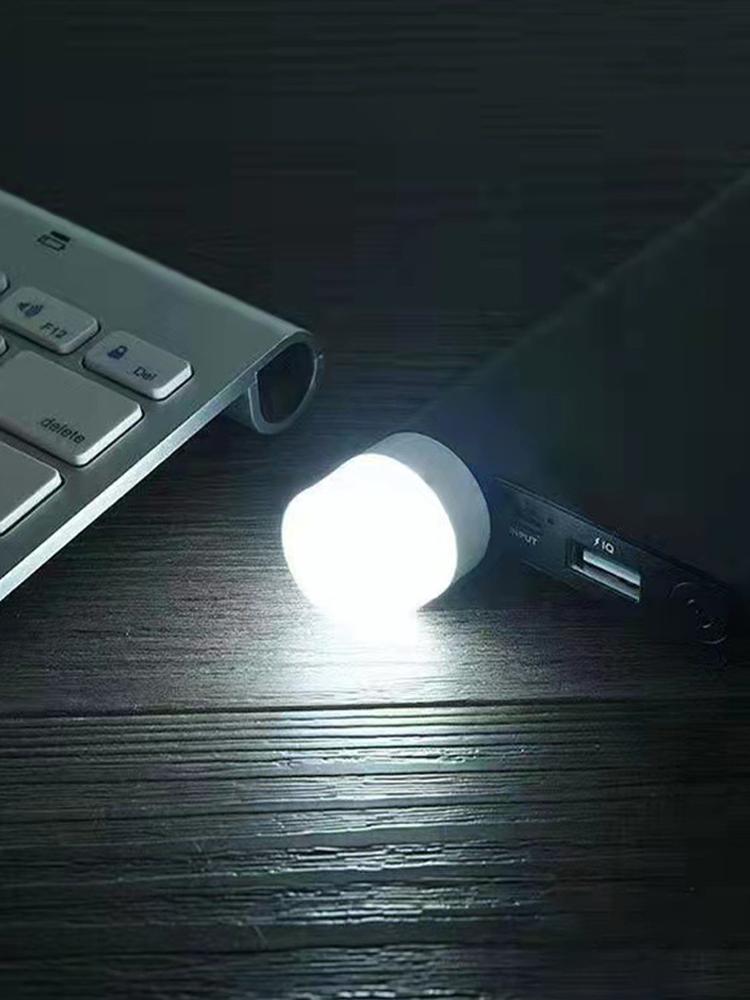USB Light Plug In Lamp LED USB Book Light Eye Protection Reading Light USB Plug Computer Mobile Power Charging LED Night Lamp