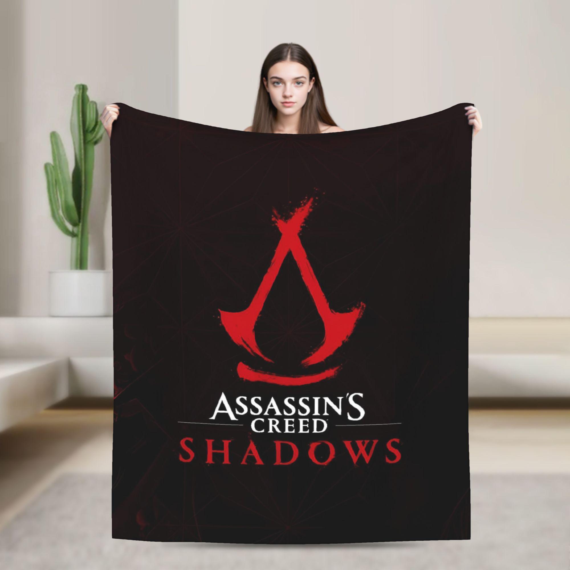 

Anime A-Assassins Game C-Creeds Blankets Warm Soft Plush Bedding Throws For Couch Chair Travel Flannel Bedspread Bed Cover 75x90cm