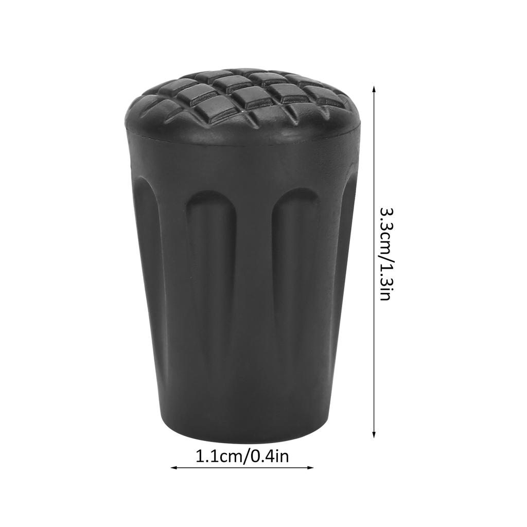 20pcs/Pack Heavy Duty Rubber Walking Stick Tips Ferrule Protectors Cane End Tips