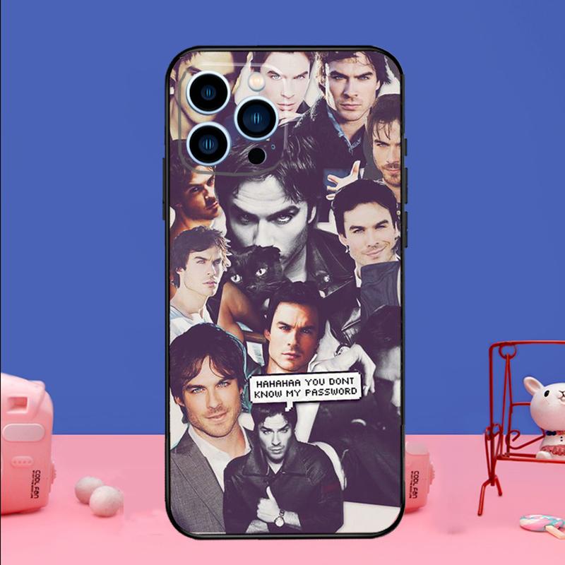 

Damon Salvatore The Vampire Diaries Phone Case For iPhone 17 16 15 14 13 11 12 Pro Max Plus 13 12 mini 16e 17 Air Bumper Cover iPhone 13Pro MAX