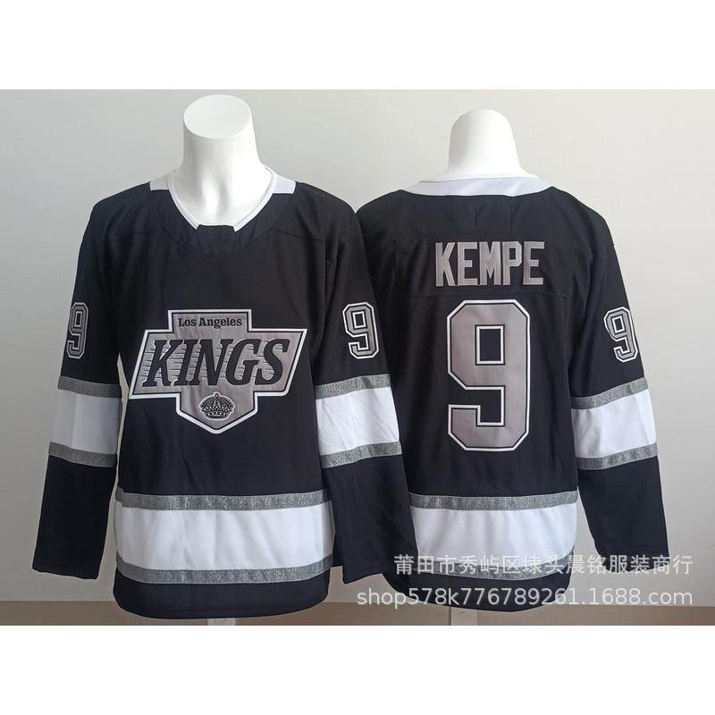 Los Angeles Kings Geborduurde Hockey Jersey Mannen Vrouwen Unisex IJshockey Fan Kleding Zwart Wit Streetwear Stijl