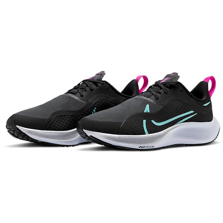 New Nike Air Zoom Pegasus 37 Shield Black Aurora Green Women's CQ8639-003