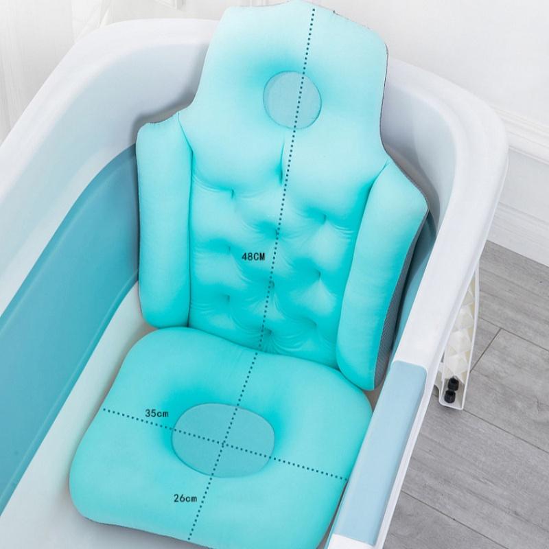 Coussin de baignoire papillon 1 pièce avec ventouses et crochets respirants pour salle de bain et baignoire à séchage rapide