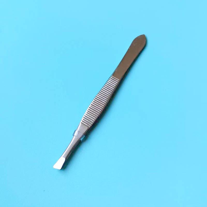 High-Quality Stainless Steel Black Eyebrow Tweezers Set for Multi-Purpose Hair Removal.