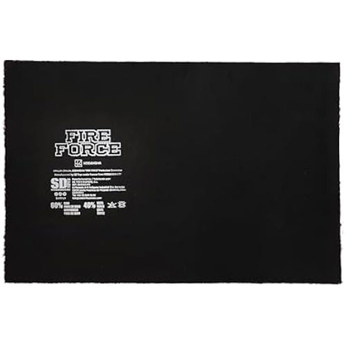 Paillasson - sd toys - fire force 2 - 60 x 40 cm - fibre de coco - vinyle antidérapant