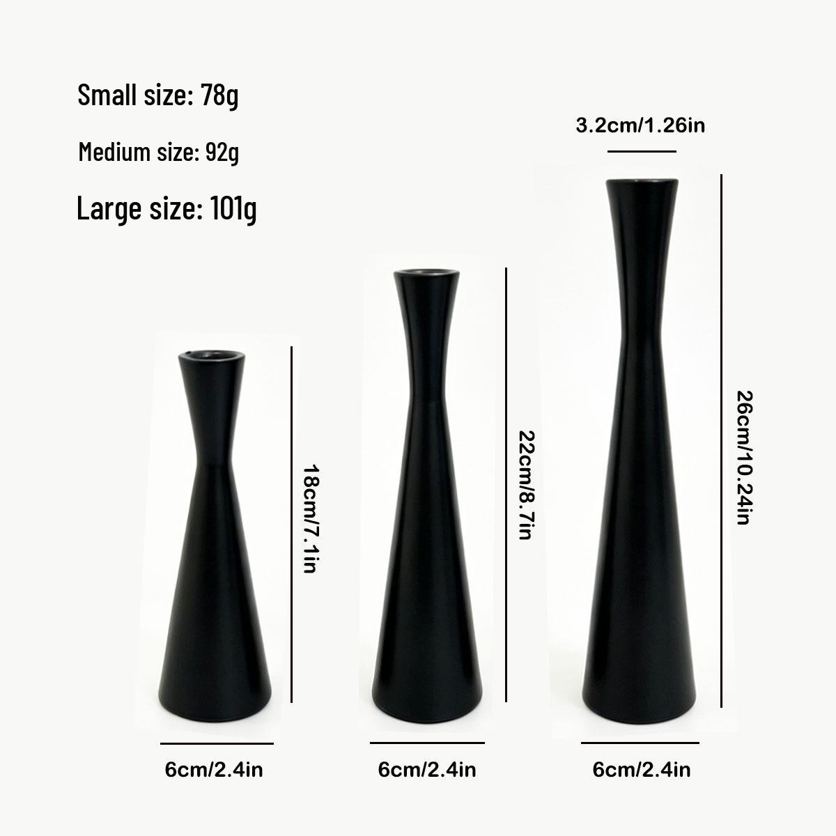 European Wrought Iron Slim Candlestick Set - Nordic Home Ornament.