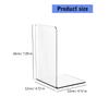 4 Pcs Practical Bookends Clear Book End Acrylic Book Support Book Holders Stand Decorative Bookends for Students