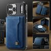 Luxury Detachable Magnetic Leather Phone Wallet Case Stand For Magsafe iPhone 17 16 15 14 Pro Max Samsung S25 Plus S24 Ultra ID Bank Card Holder Cover
