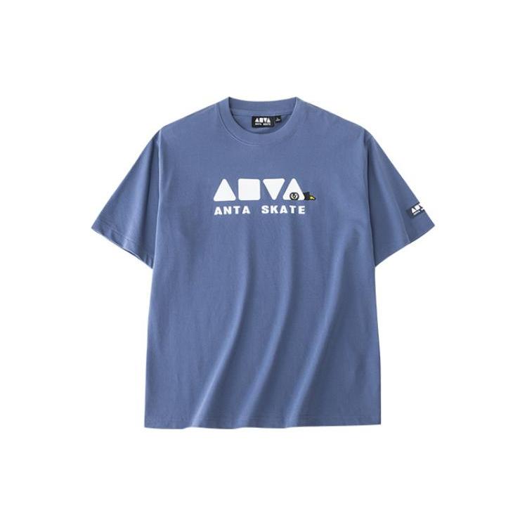 Anta Lifestyle Collection Sports Lifestyle Collection T Shirt Men s Riverbank Blue 172428128-2 M