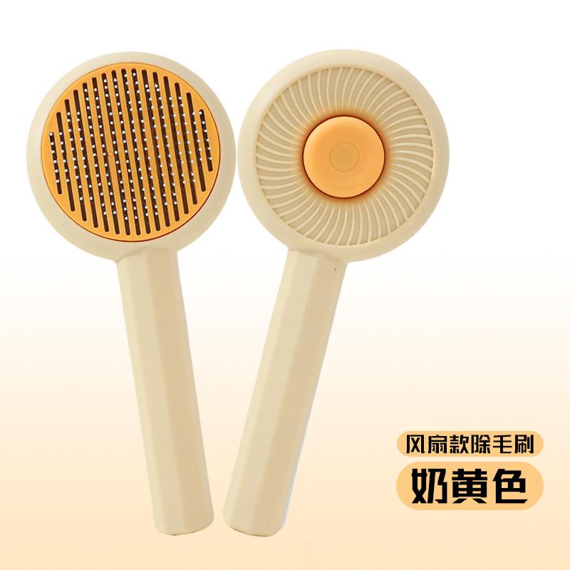 Pet comb, pet cleaning brush, pet grooming brush, needle comb, cat comb, pet hair brush, dog comb, cat comb Popular self-cleaning pet