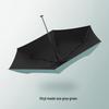 Nano Water-Repellent Ultralight Carbon Fiber Sunshade Umbrella Anti-UV with Black Glue, 110g