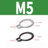 Bagues Circlips Externes Type C M3 M4 M5 M6 M7 M8 M9 Bague Circlip Arbre Rondelle Acier Inoxydable/65Mn Clip de Retenue Circlip