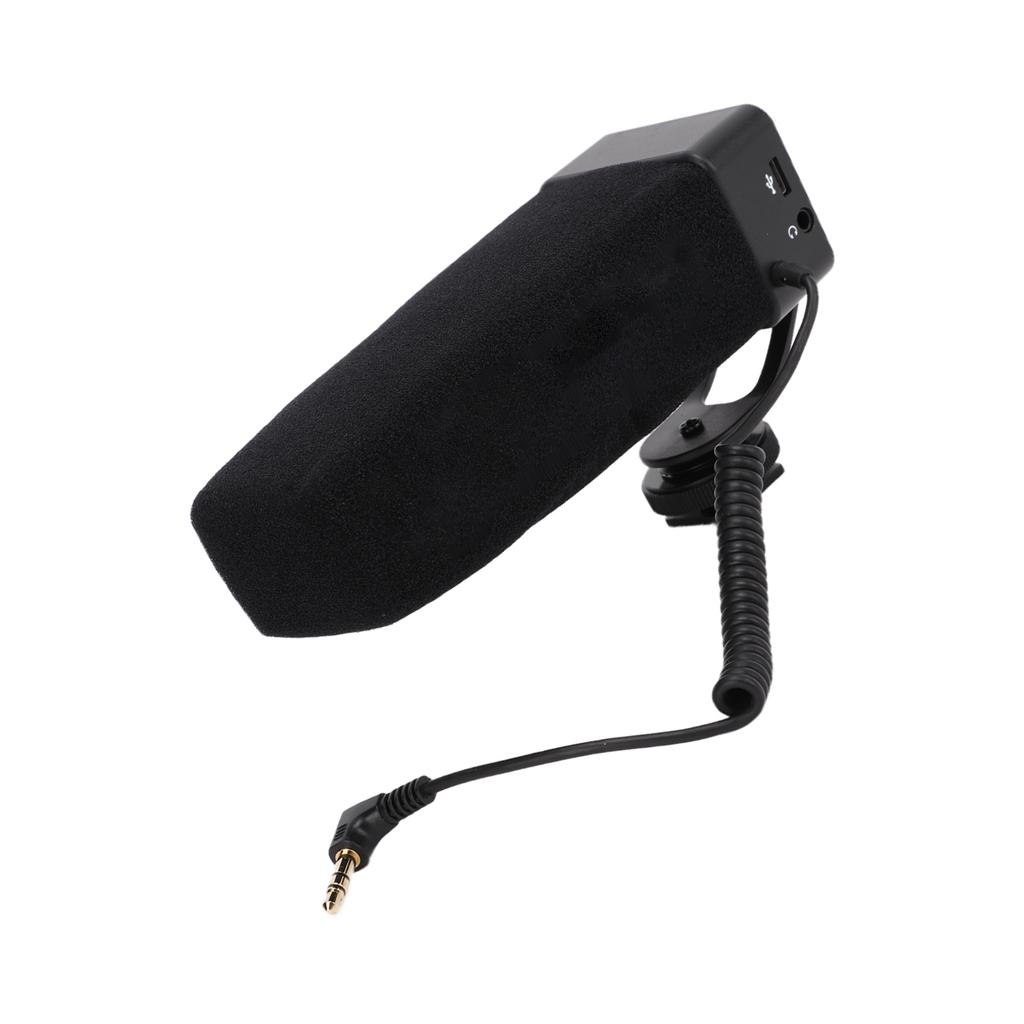YELANGU Professional Camcorder Interview Microphone Video Photography Mic for DSLR Camera