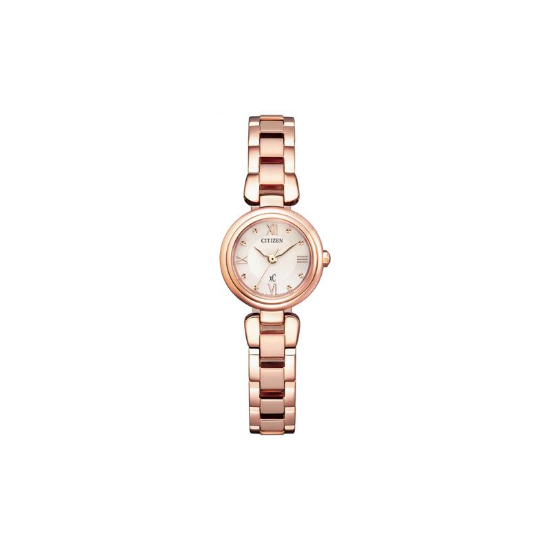 CITIZEN xc series MIZU series 50m waterproof solar Quartz gold-plated Steel Strap men s watch gold dial EW5572-56W синий